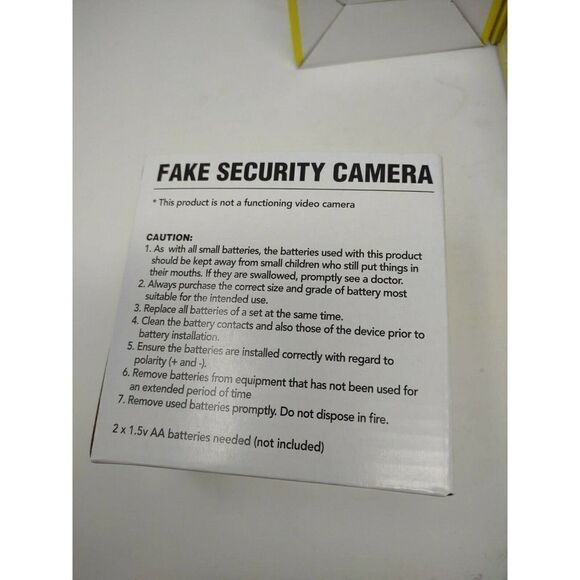 4 New Fake Security Camera Dome, 3.7x3.7x2.38 in Flashing LED Includes Mountings - Picture 4 of 6